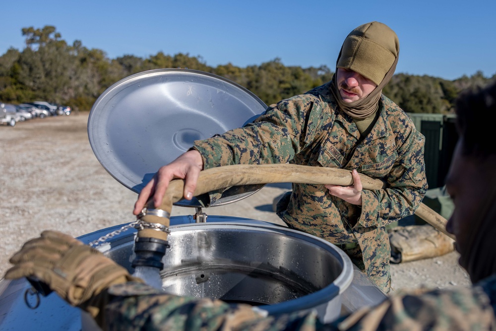 Marines purify water at EOTG