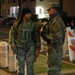 330th and 670th Military Police Companies Maintain Security Near the LA Wildfires As The Sun Sets