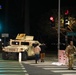 330th and 670th Military Police Companies Maintain Security Near the LA Wildfires As The Sun Sets