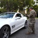 330th and 670th Military Police Companies Maintain Security Near the LA Wildfires As The Sun Sets