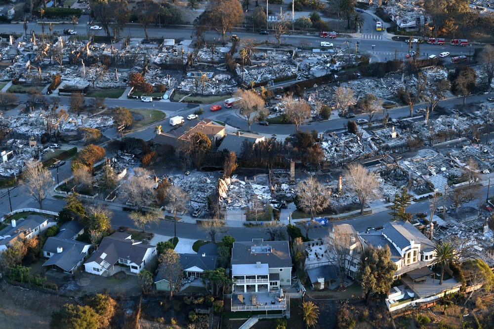 California Army National Guard Los Angeles wildfire response efforts