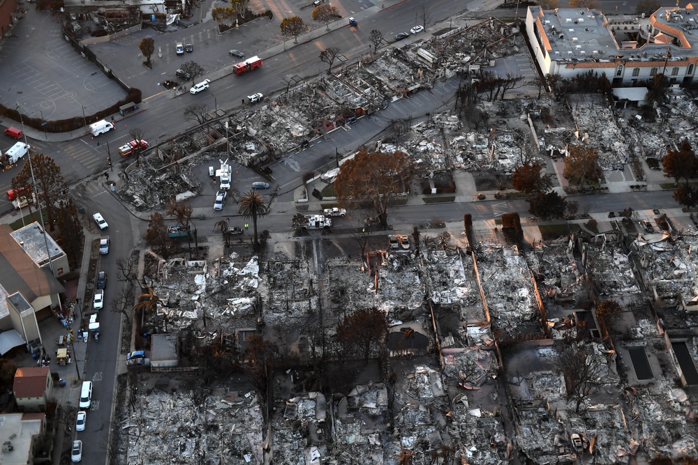 California Army National Guard Los Angeles wildfire response efforts