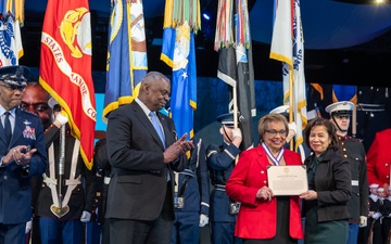 Chairman of the Joint Chiefs of Staff Hosts Armed Forces Farewell Tribute Honoring Secretary of Defense Austin