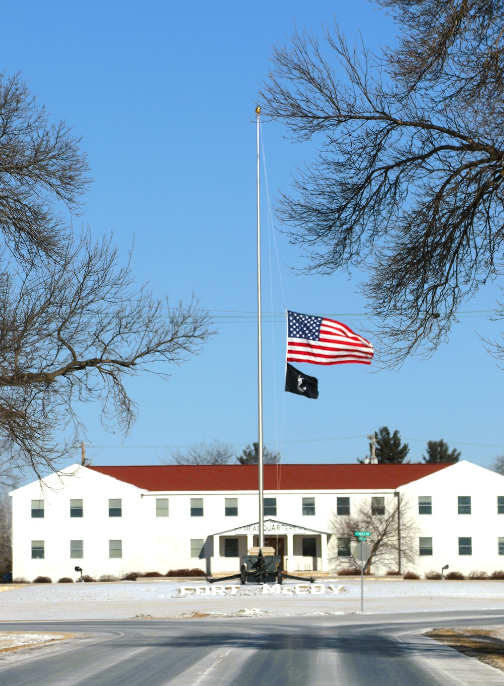 Fort McCoy remembers President Carter with flag at half-staff