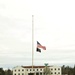 Fort McCoy remembers President Carter with flag at half-staff