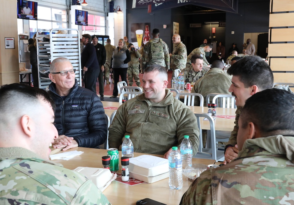 Robert Irvine Visits National Guard Service Members Preparing to Support 60th Presidential Inauguration