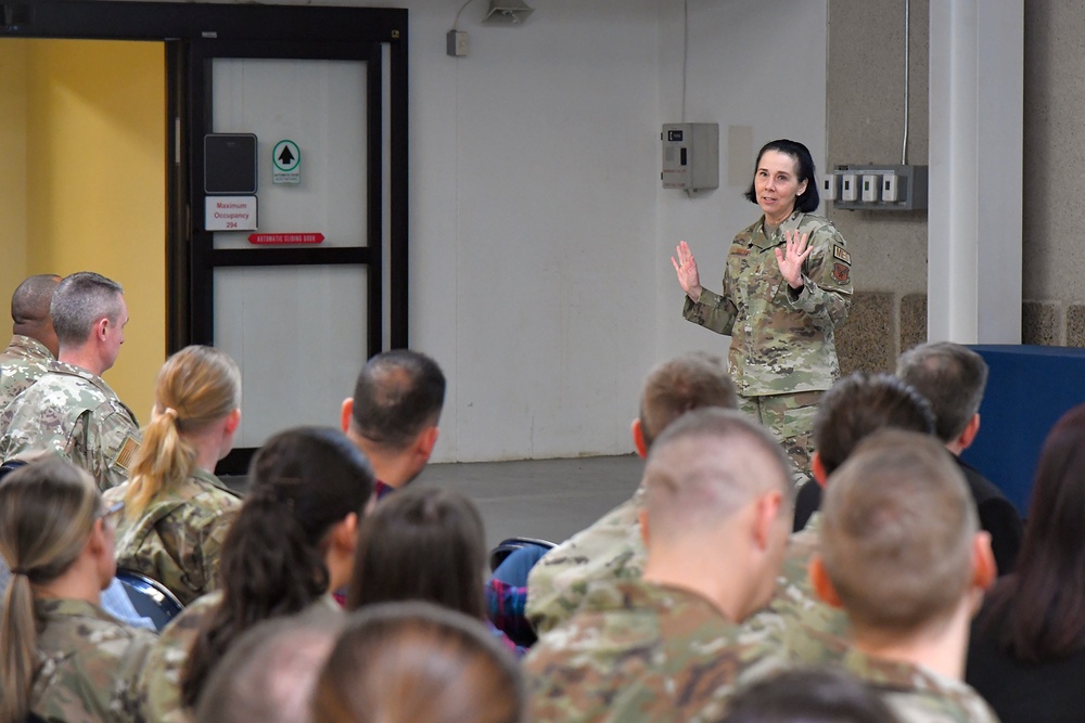 Hill AFB hosts Maj. Gen. Jeannine M. Ryder to discuss medical readiness and organizational changes