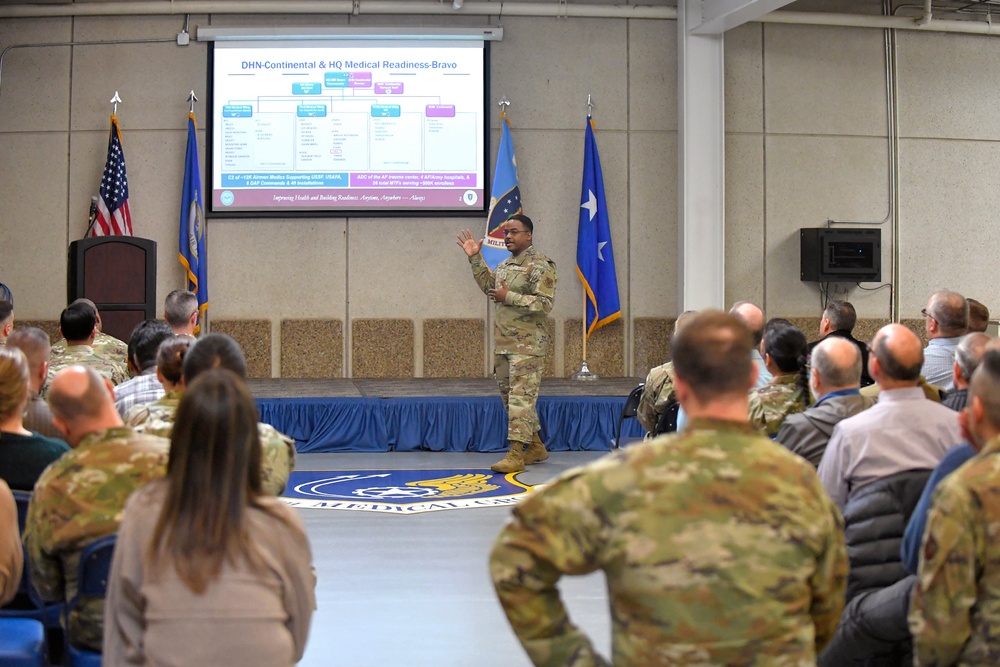 Hill AFB hosts Maj. Gen. Jeannine M. Ryder to discuss medical readiness and organizational changes