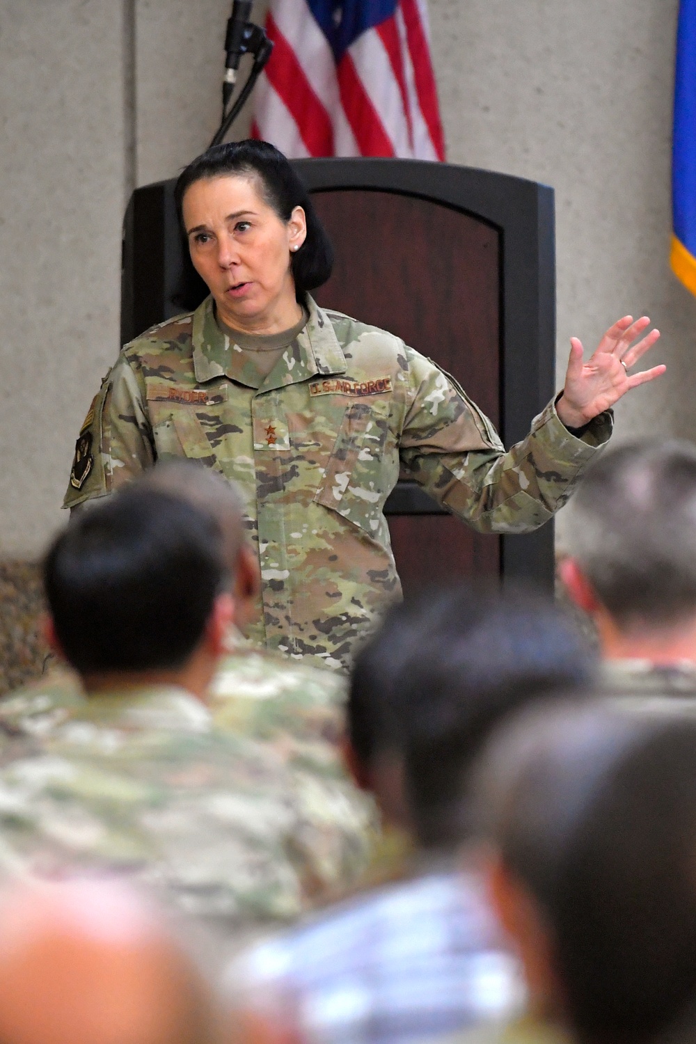 Hill AFB hosts Maj. Gen. Jeannine M. Ryder to discuss medical readiness and organizational changes