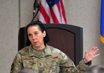 Hill AFB hosts Maj. Gen. Jeannine M. Ryder to discuss medical readiness and organizational changes