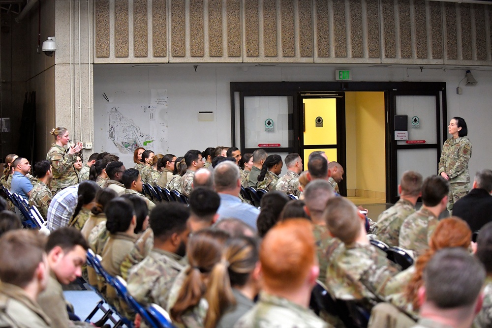 Hill AFB hosts Maj. Gen. Jeannine M. Ryder to discuss medical readiness and organizational changes