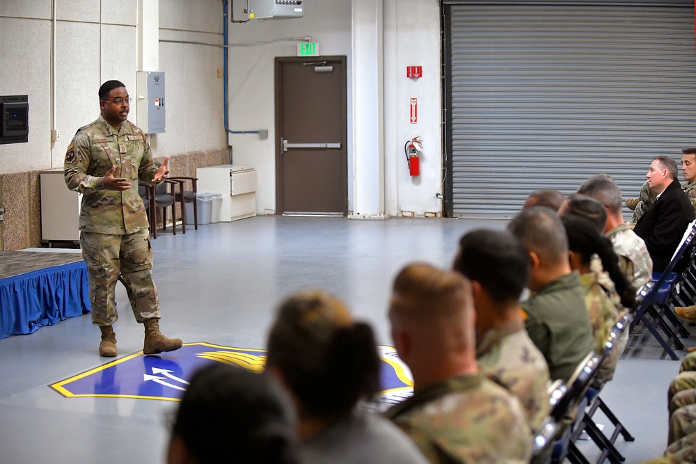 Hill AFB hosts Maj. Gen. Jeannine M. Ryder to discuss medical readiness and organizational changes