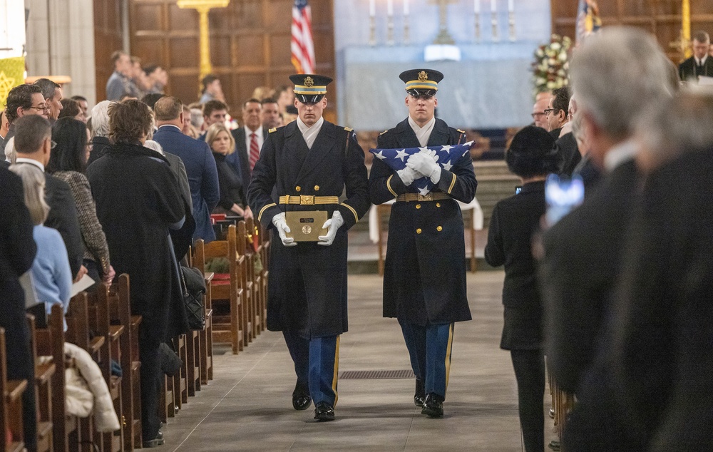 Funeral, interment of American hero, Medal of Honor recipient at West Point