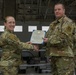 914th Maintenance Squadron commander presents commendation medal