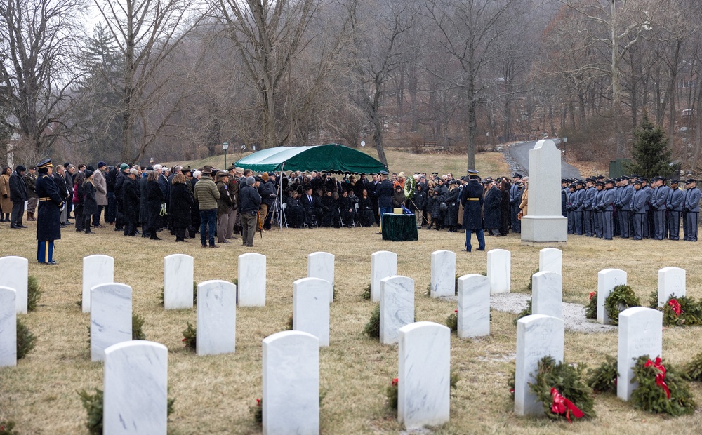 Funeral, interment of American hero, Medal of Honor recipient at West Point