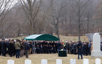 Funeral, interment of American hero, Medal of Honor recipient at West Point