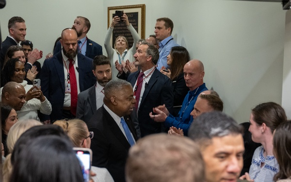 Secretary Austin final Pentagon departure