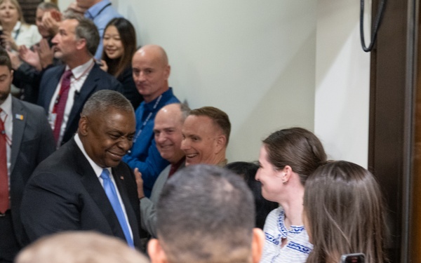 Secretary Austin final Pentagon departure