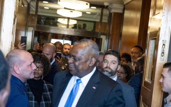Secretary Austin final Pentagon departure