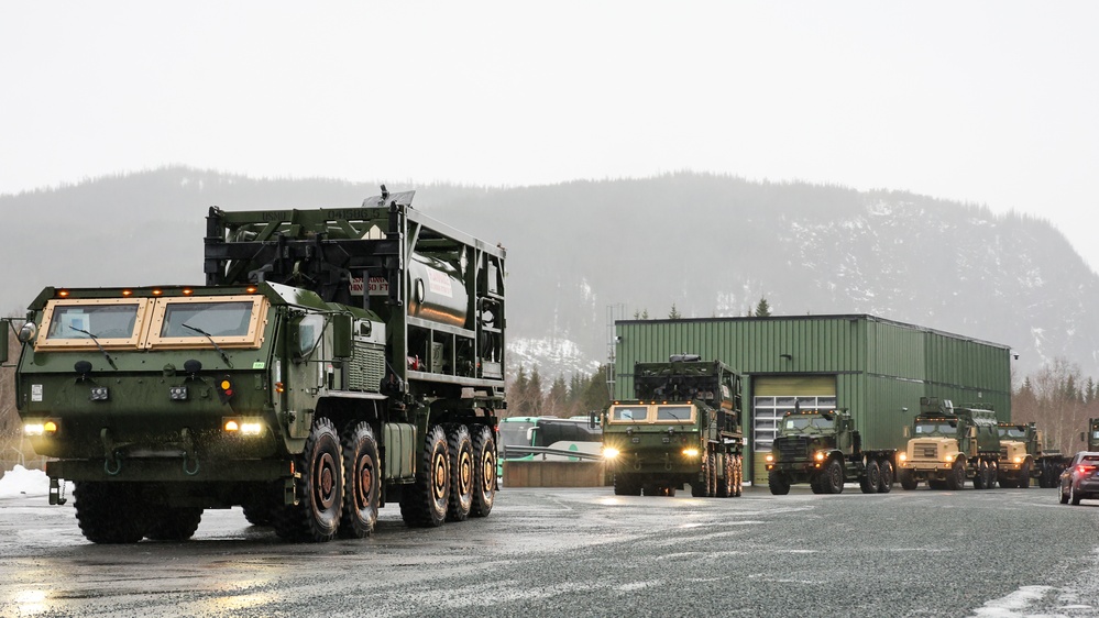 Marines Pull Equipment from Prepositioning Caves in Norway