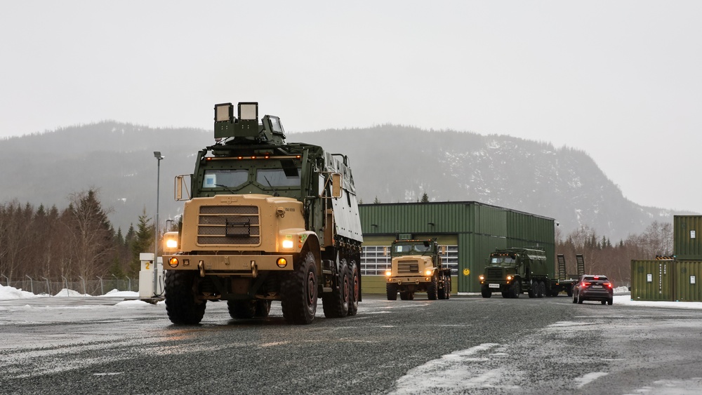 Marines Pull Equipment from Prepositioning Caves in Norway