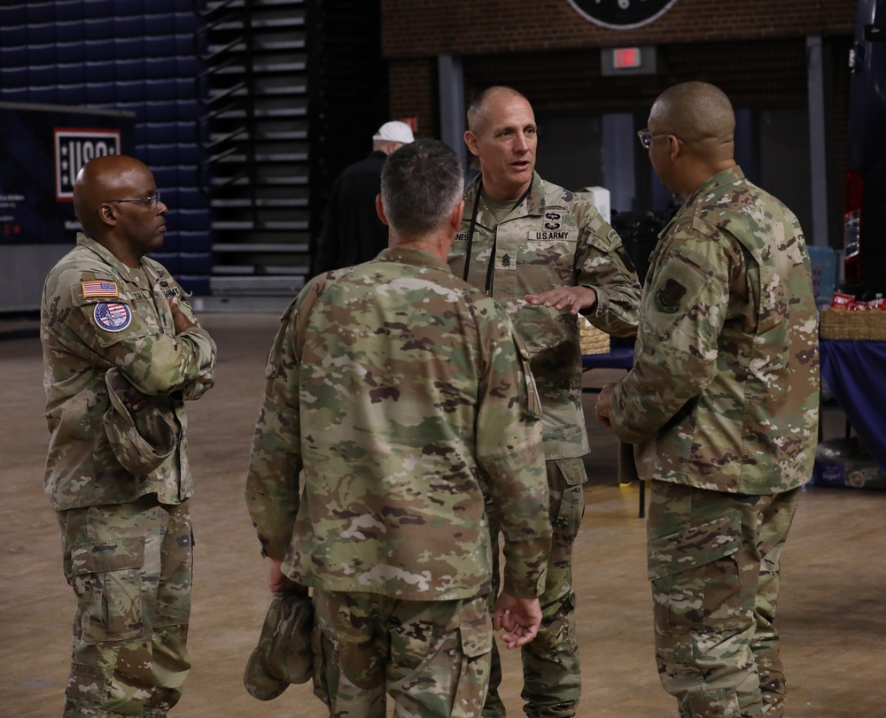 Senior Enlisted Advisor Raines visits D.C. Armory