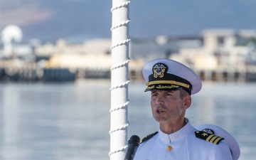 USS Tucson Holds Change of Command Ceremony