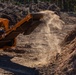 Hurricane Helene Recovery: Temporary Debris Management Site in Mcintosh County, Georgia.