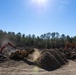 Hurricane Helene Recovery: Temporary Debris Management Site in Mcintosh County, Georgia.