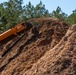 Hurricane Helene Recovery: Temporary Debris Management Site in Mcintosh County, Georgia.