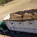 Hurricane Helene Recovery: Temporary Debris Management Site in Mcintosh County, Georgia.