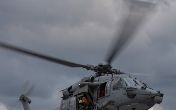 MH-60S Flight Operations aboard USS America (LHA 6)