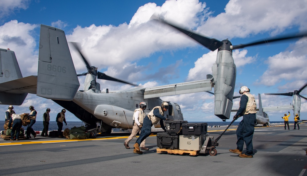 Flight Operations aboard USS America (LHA 6)