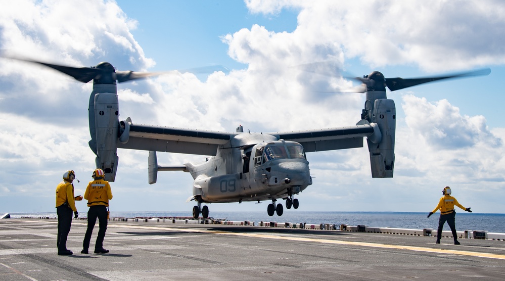 Flight Operations aboard USS America (LHA 6)