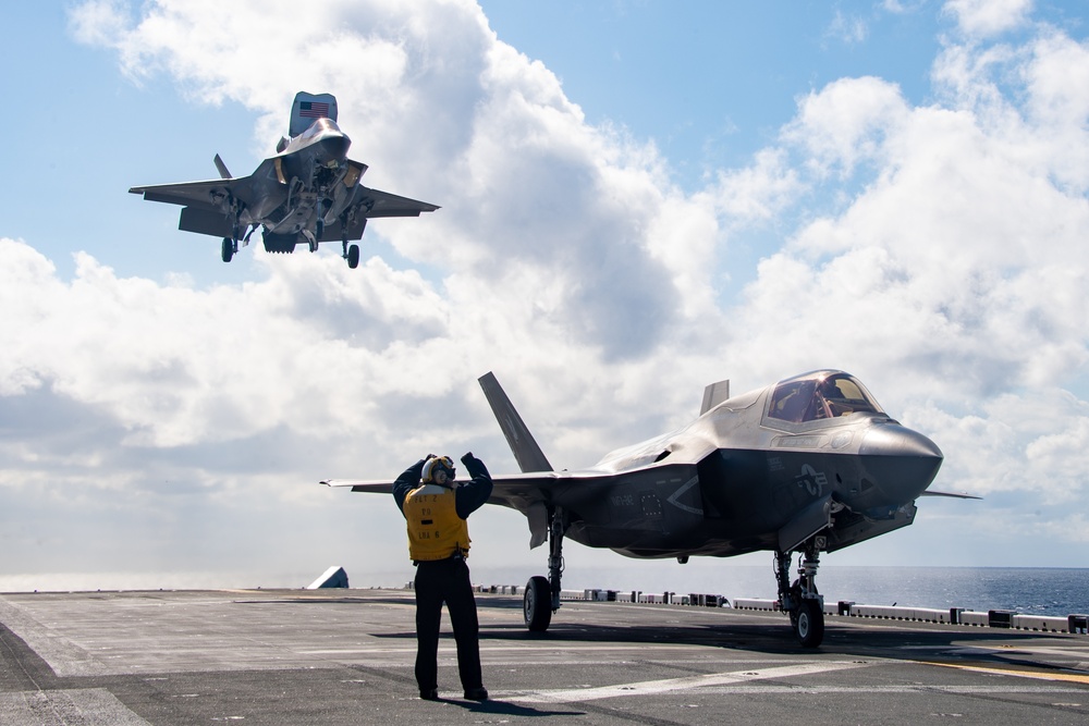 Flight Operations aboard USS America (LHA 6)