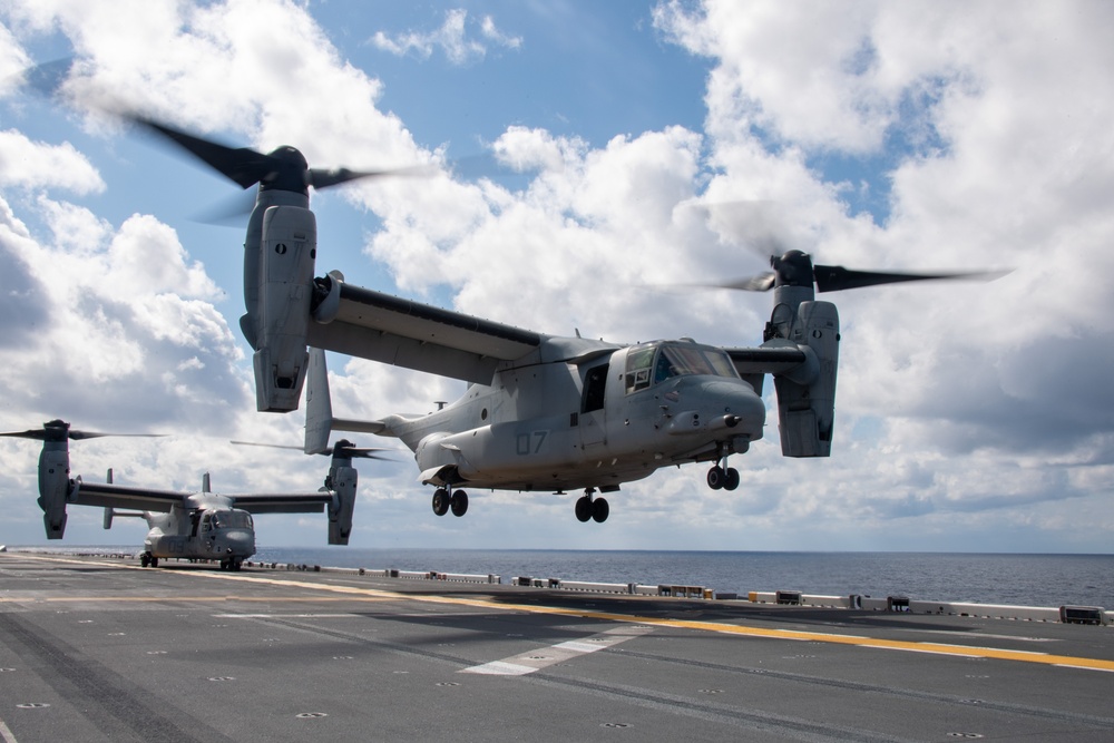 Flight Operations aboard USS America (LHA 6)