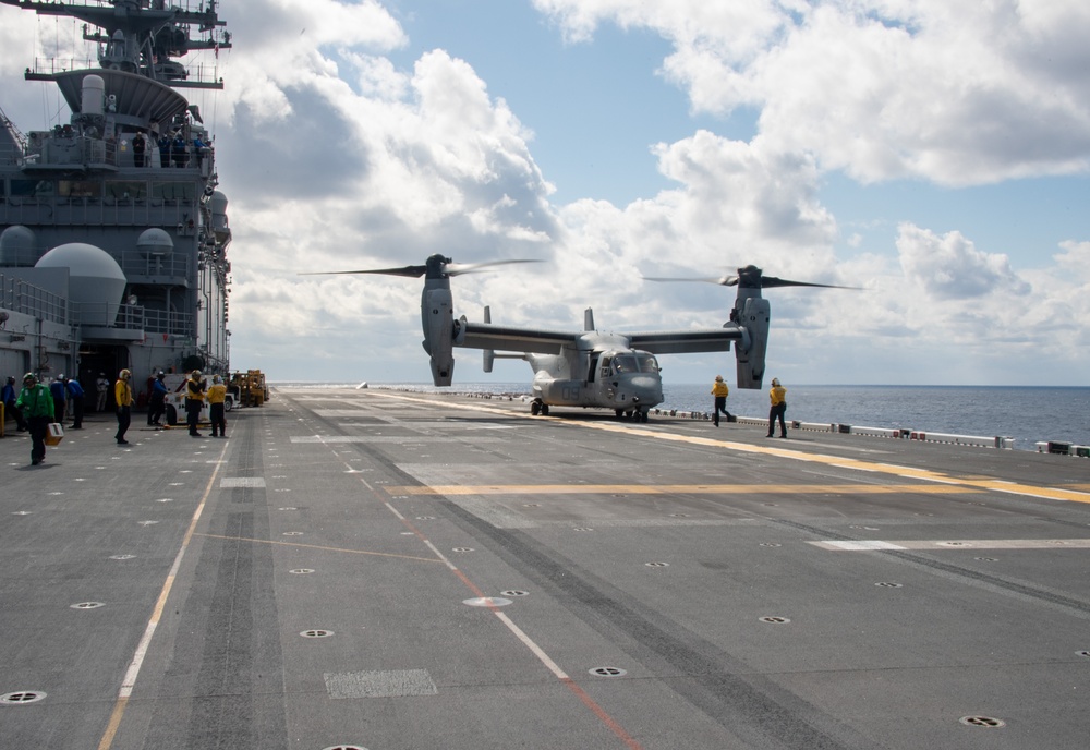 Flight Operations aboard USS America (LHA 6)