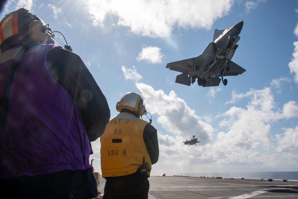 Flight Operations aboard USS America (LHA 6)