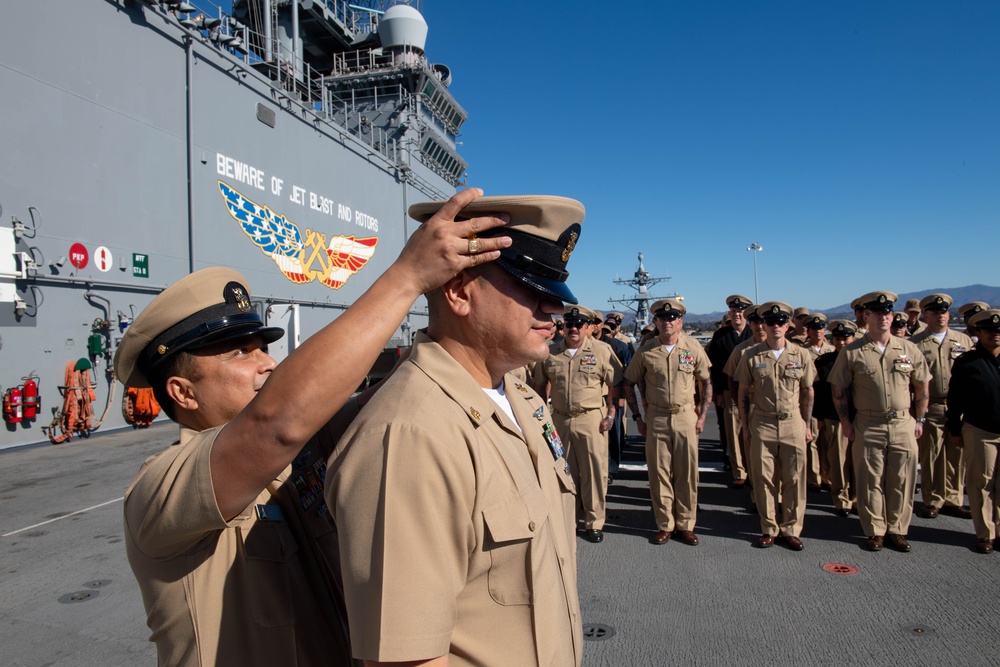 Boxer Sailor Promotes to Master Chief