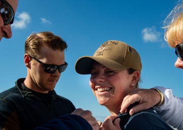 Boxer Sailor Promotes to Lieutenant