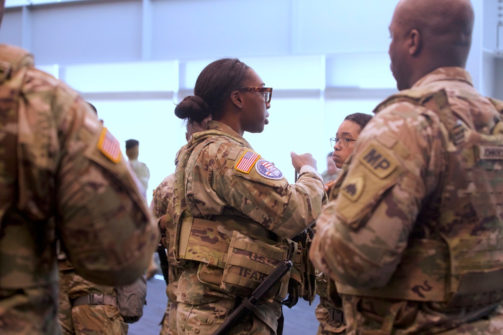 National Guard Soldier Conducts Training, Prepares for 60th Presidential Inauguration