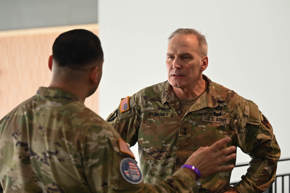 Maj. Gen. Ronald Burkett II Visits National Guard Service Members During Preparation for the 60th Presidential Inauguration