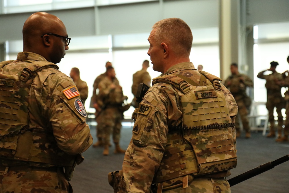 Army National Guard Service Members Participate in Civil Disturbance Response Training Ahead of 60th Presidential Inauguration