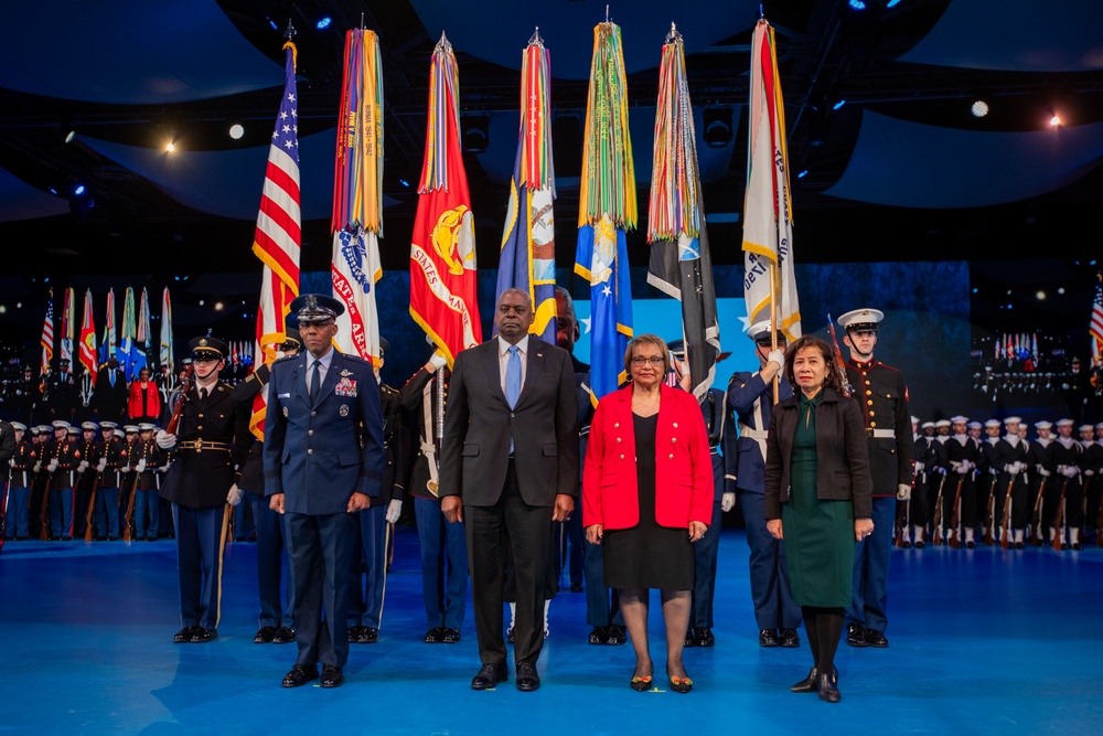 Armed Forces Farewell Tribute honoring 28th Secretary of Defense Lloyd J. Austin III, Jan. 17, 2025