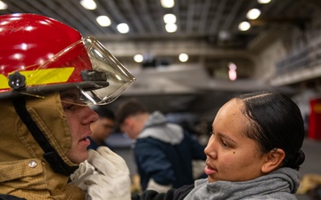 Damage Control Training aboard USS America (LHA 6)