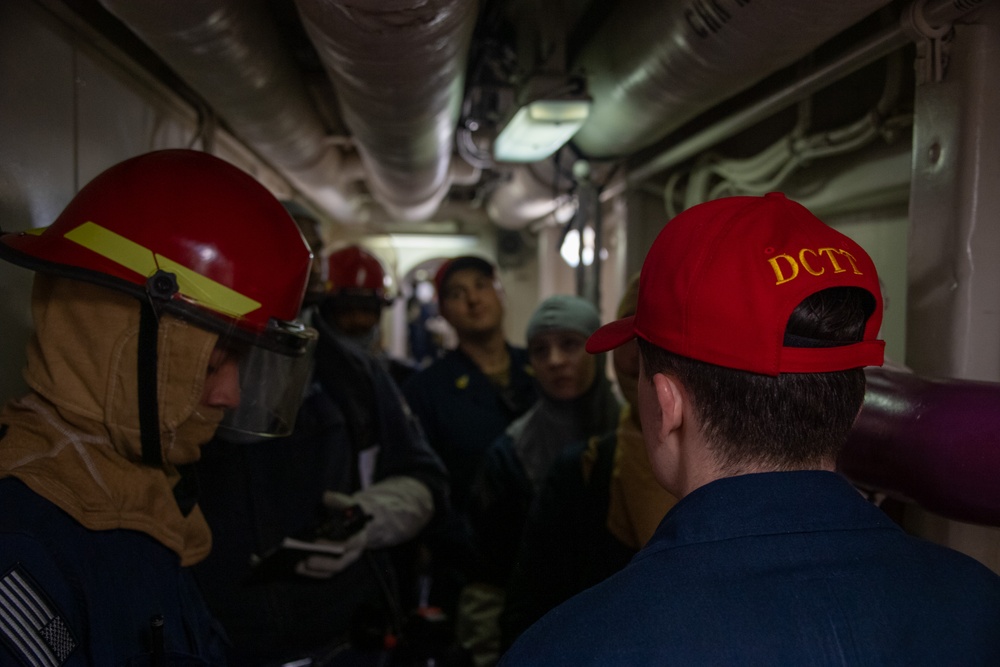 Damage Control Training aboard USS America (LHA 6)