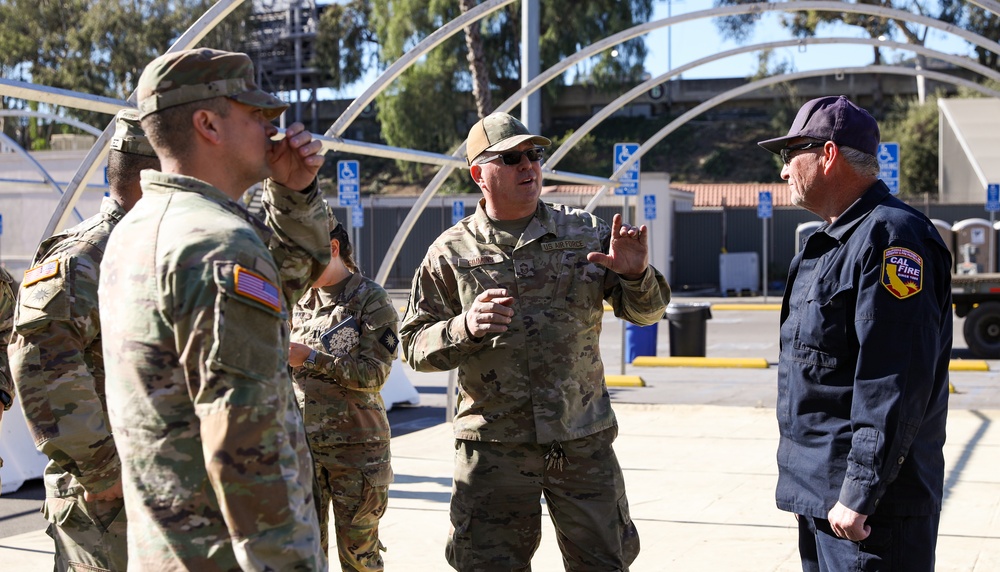 Mobile Barracks Built for Troops Responding to LA Wildfires