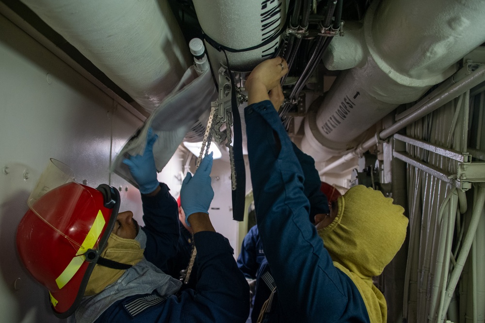 Damage Control Training aboard USS America (LHA 6)