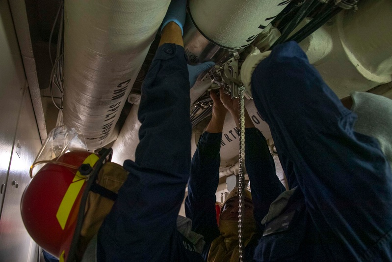 Damage Control Training aboard USS America (LHA 6)