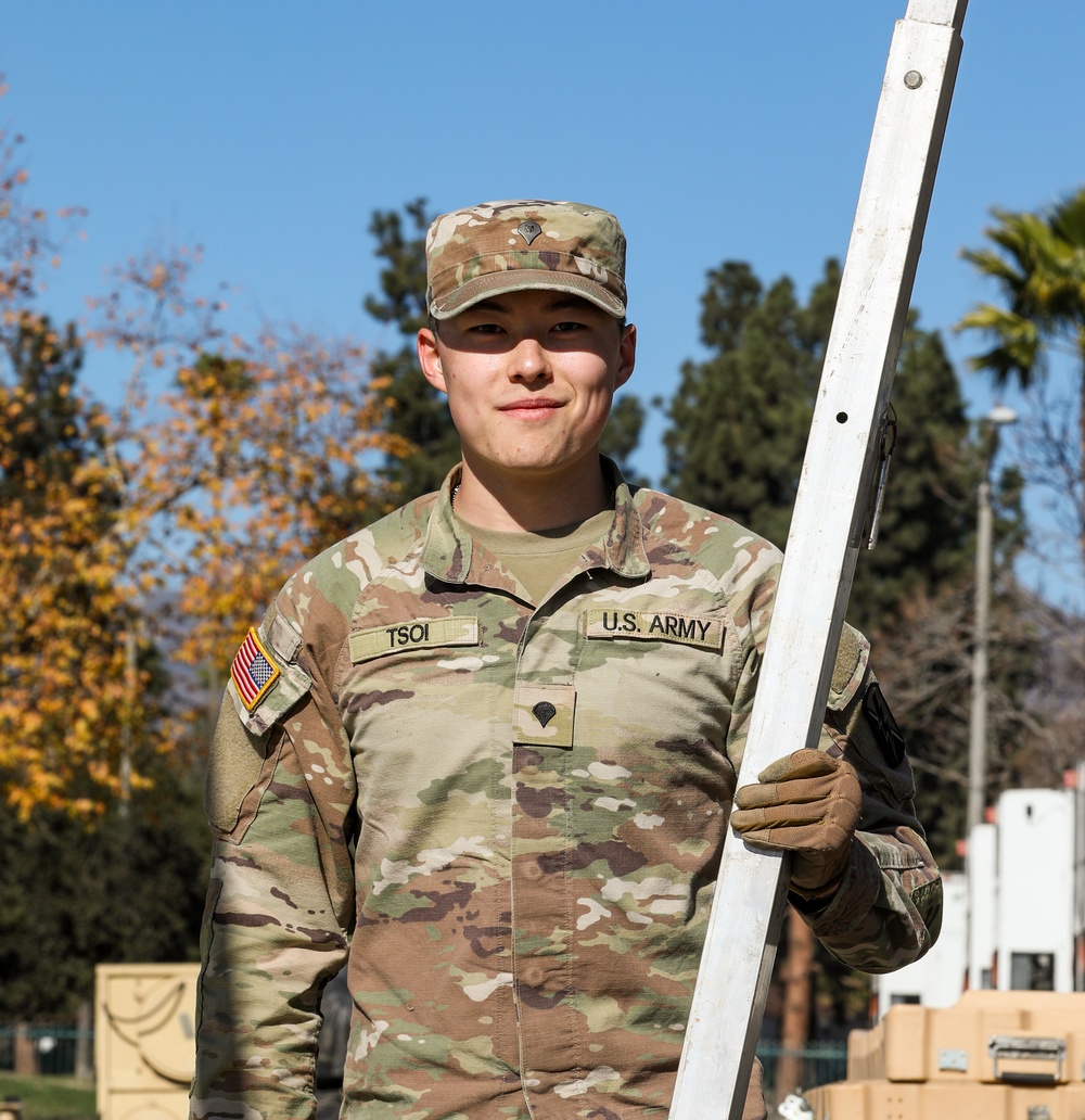 Mobile Barracks Built for Troops Responding to LA Wildfires